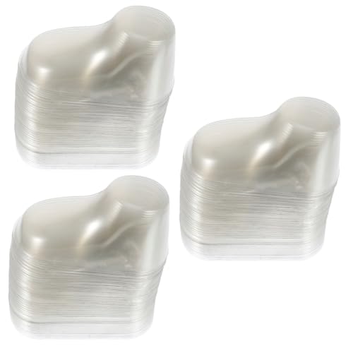 Présentoir de pied pour chaussures de bébé en plastique transparent | Lot de 120 pièces