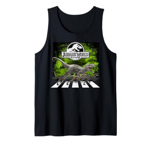 Débardeur Jurassic World T-Rex Raptor Crossing vêtement coton imprimé geek