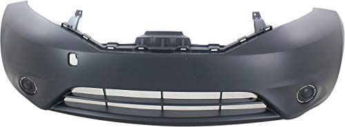 Evan-Fischer Front Bumper Cover Compatible with 2014-2016 Nissan Versa Note Primed
