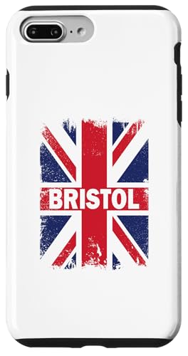 Carcasa para iPhone 7 Plus/8 Plus Bristol - Bandera británica Vintage con Bandera británica