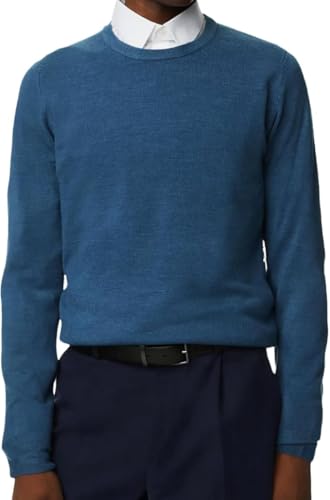 MATINEE Men's Crew Neck Sweater, XL, Air Force Blue