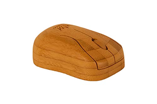 Bamboo King - optische Maus aus Bambus | drahtlose Verbindung | #Bambus statt Plastik | Bluetooth | ergonomisch | handgefertigt