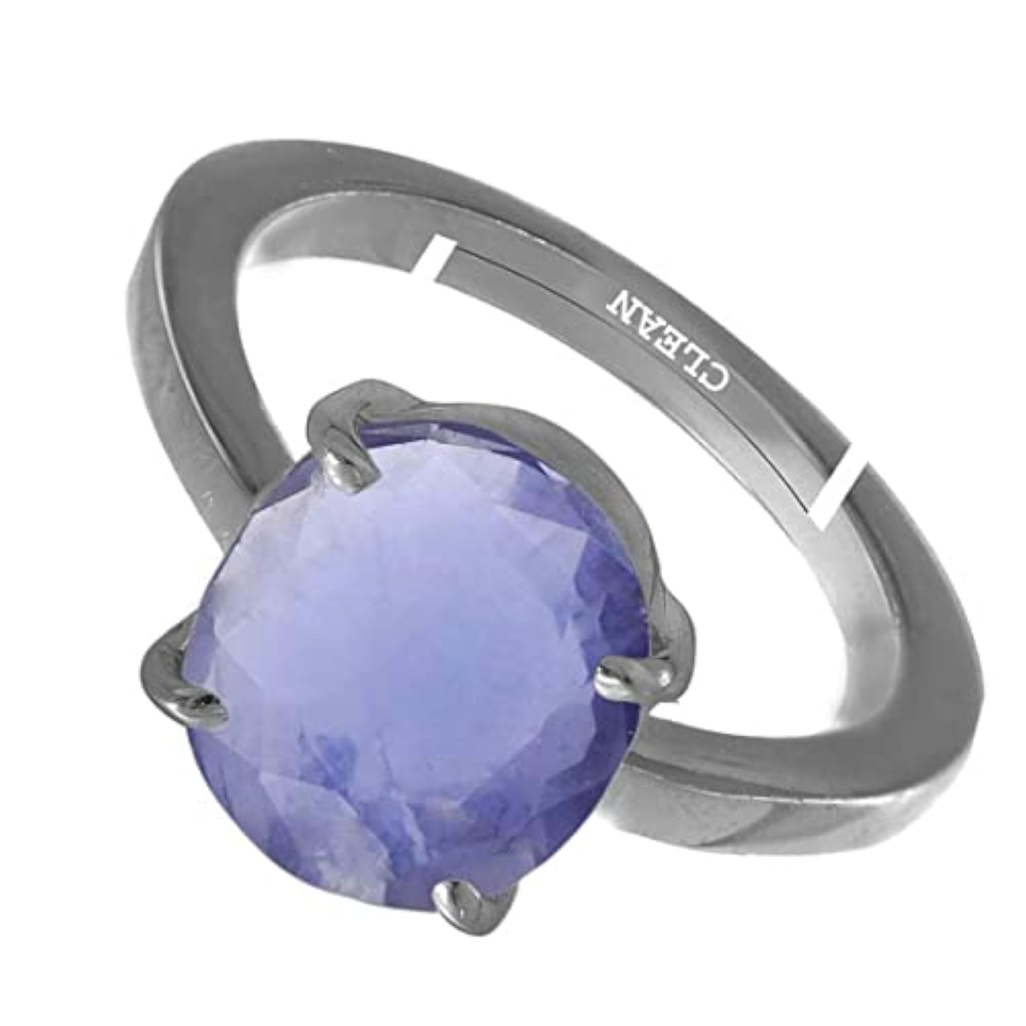Women's Iolite Adjustable Ring, Certified Natural Gemstone
