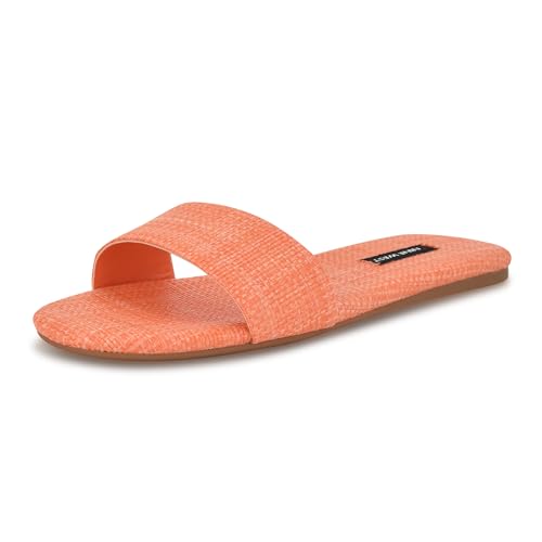 Sandale Plate Femme Nine West Lolipop Orange 42 Chaussure Été
