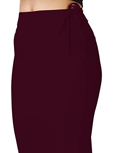 Image of Mehrang Microfiber Saree Shapewear Petticoat for Women, Cotton Blended Shape Wear Dress for Saree