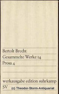 Amazon.com: Gesammelte Werke (20 Volumes): Bertolt Brecht: Books