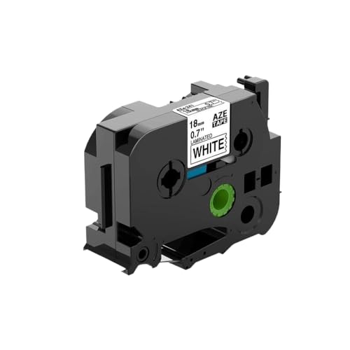 F̃xe[v18mm x 8m~l[gv^[piPTE550W PTD600 PTP710BT̃v^[piƌ݊(20pk Black on White)