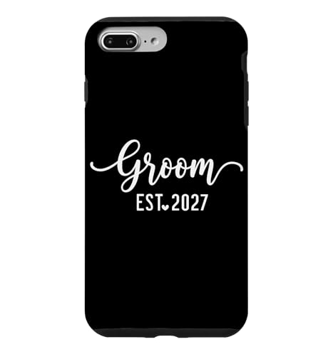 Groom Est 2027 Groom And Bride 2027 �}�b�`���O���� �X�}�z�P�[�X iPhone 7 Plus/8 Plus �p