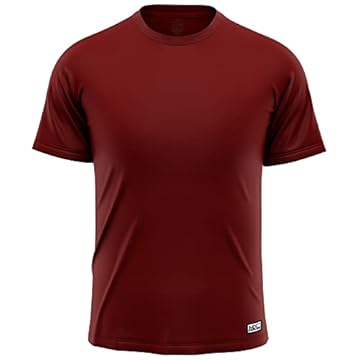 Camiseta Masculina Proteção UV 50+ Térmica Segunda Pele Manga Curta MXC BRASIL (BR, Alfa, G, Regular, Bordô)