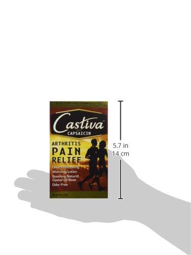 Castiva Arthritis Pain Relief Lotion with Capsaicin 4 OZ - (Pack of 2)