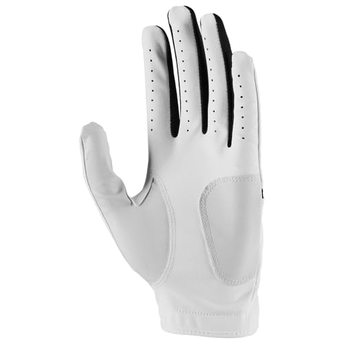 Nike Men's Dura Feel Golf Glove – White Left Hand Large