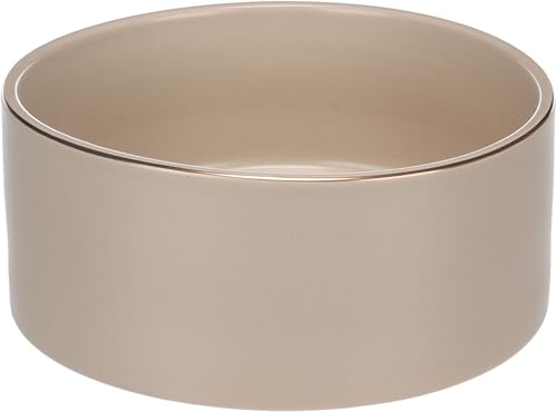 Hundenapf Keramik – hundenapf Keramik groß – 1,2l – unterlage hundenapf geeignet – beige – Flamingo Eram