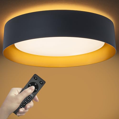 Image of Bargeni Flush Mount Ceiling Light with Remote & Night Light,5CCT