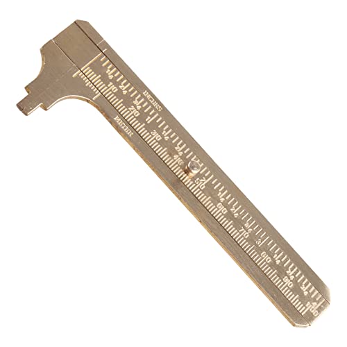 100mm Gauge Vernier With Double Scales Brass Sliding Caliper Gauge Measure Tools For Bead Wire Jewelry