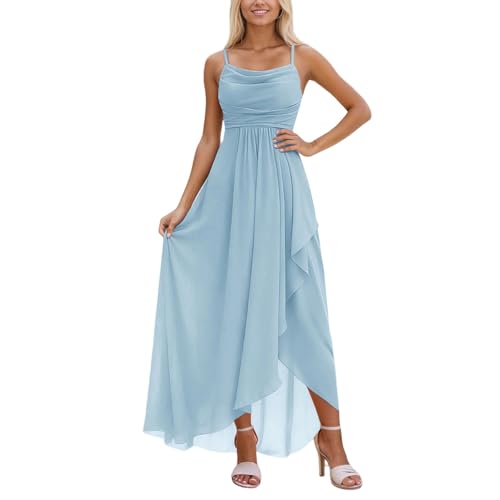 Robe de soirée élégante en voile léger style glamour et festif