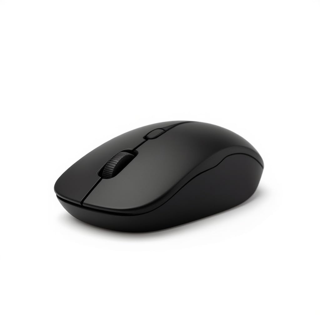 Black Bluetooth Dual-Mode Wireless Mouse | Quiet, Smooth Operation with Customizable Logo | Portable Design for Office, Home & Travel Use-image-35