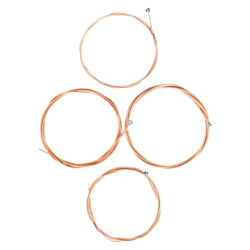 Vaguelly Bass String Alloy for Instruments 4pcs Set of Wood Bass Strings Guitar String Replacement Professional and Reliable Craftsmanship