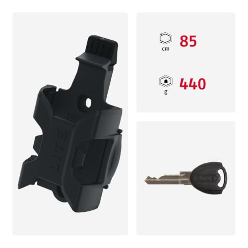 ABUS Faltschloss Bordo Lite 6055K SH mit Halterung - Extra-leichtes Fahrradschloss aus Spezialstahl Sicherheitslevel 7-85 cm - Rot – Ansicht 3