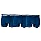CR7 Underwear Lot de 3 boxers pour homme en coton biologique respirant avec ceinture douce Multicolore, bleu, L