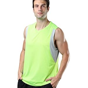 FEimaX Tanktop voor heren, okselshirt, sneldrogend, sportshirt voor mannen, mouwloos, fitness, tanktop, onderhemd, ademend sportshirt