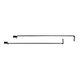 Trion WonderBar Black Metal Display Fixture Label Holder Arms - 14