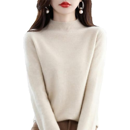 Bleau Kaschmir-Pullover für Damen, 100% Kaschmir, langärmelig,...