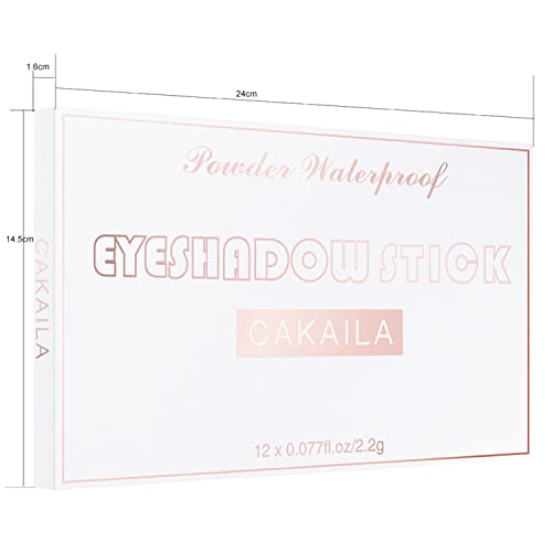 12Pcs Eyeshadow Stick Soft Creamy Matte Shimmer Eye Shadow Pencil Crayon Highlighting Pigmented Shiny Eyeshadow Pencil Waterproof Classy Shimmer Eye Shadow Sticks Sets With 2Pc Double End Eyeshadow Brush (12Pcs) #TOP6
