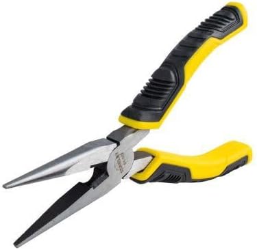 Miniatura 2 de Stanley 84-031W Alicates de corte de nariz larga bimaterial de 6 pulgadas