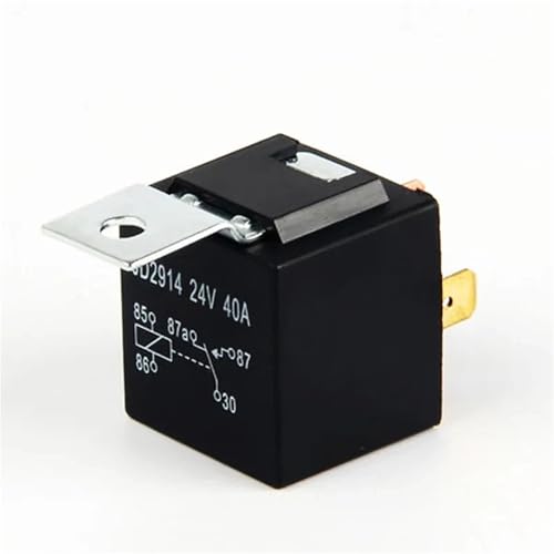 Relais de voiture 24V 4P 40A normalement ouvert pour circuit électrique automobile