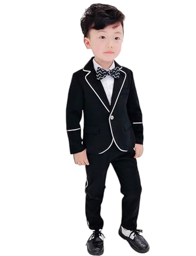 Costume smoking garçon Kromoc ensemble de cérémonie haut de gamme pour fête