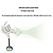 10W Micro Spiral Wind Generator Model Permanent Magnet Generator DIY White Wind Turbine Model Breeze Start Generator Light with LED Light