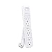 CyberPower B615 Essential Surge Protector, 1500J/125V, 6 Outlets, 15 ft Power Cord, White