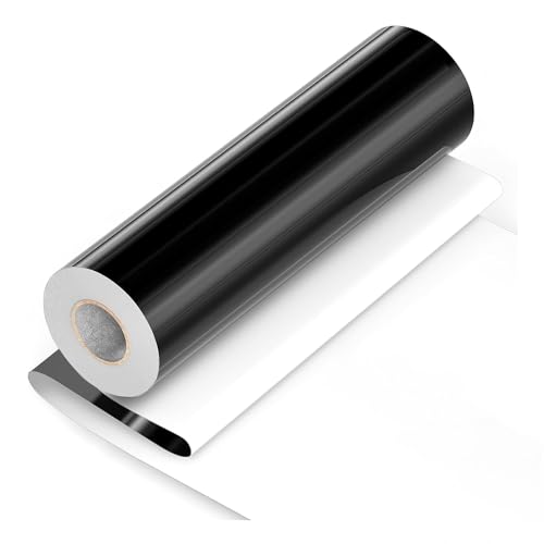 Eieenotee Vinyl, 12 X 50 Fuß Selbstklebende Vinylrolle, Permanentes Vinyl für Den Außenbereich für Dekoraufkleber, Autotassenaufkleber, Scrapbooking, Langlebig
