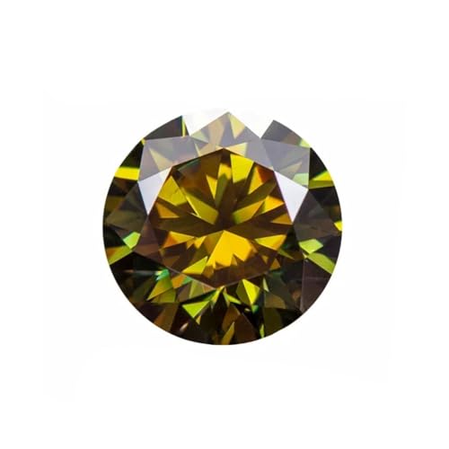 Moissanite VVS1 ronde de qualité supérieure pour bijoux et pendentifs de prestige