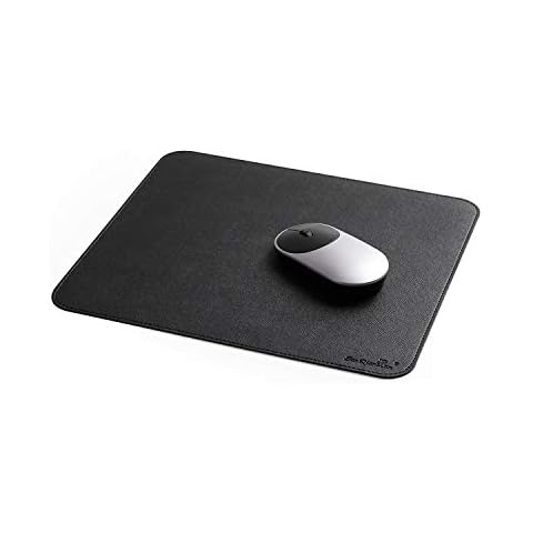 SANQIANWAN Gaming-Mauspad aus PU-Leder für schnelle Spielstile und optimale Kontrolle Mauspad mit Rutschfester Gummisohle, 300 x 260 x 2mm Cover