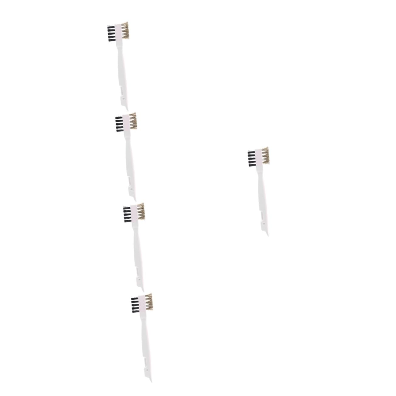 Ipetboom 5pcs Gas Stove Scrub Brush Wire Cooktop Cleaning Tool for Household Use Deep Cleans Grease Grime Hard Reach Areas Essential Kitchen Scrubbing Brush for Cookware Maintenance