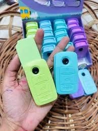 BALTHAZAR,Car Key Shape Eraser,Realistic Remote Fob Design – Fun Stationery for Kids & Students – Durable, Smudge-Free School Supplies & Party Favors (Pack of 3) 1