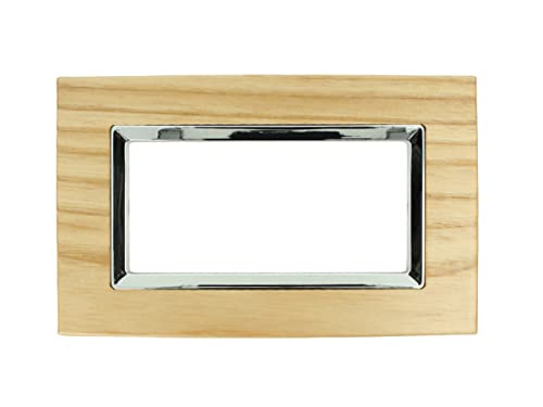 Placca compatibile matix elegance legno frassino 3...