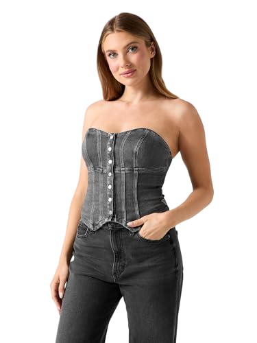 GUESS Bustier Eco Cecile top sans manches noir chic durable - 5