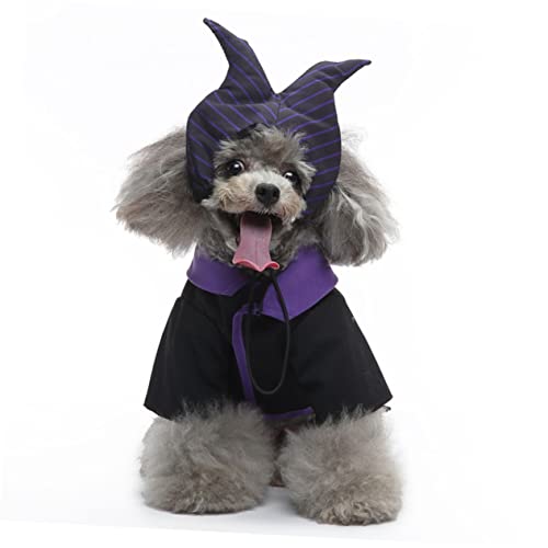 Disfraz Halloween Bruja para Perros M miniatura 5