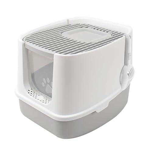 Arenero cerrado para gato con tapa y filtro carbón miniatura 3