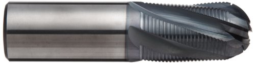 YG-1 EM662 Carbide Ball Nose End Mill, TIALN Multilayer Finish, Non-Center Cutting, 20 Deg Helix, 4 Flutes, 3