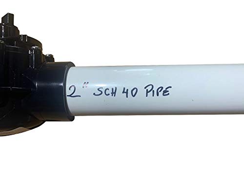 FibroPool Swimming Pool Check Valve - 2 Inch - 2 Way - Positive Seal & Non Lube Replacement Valve for Pools and Spas