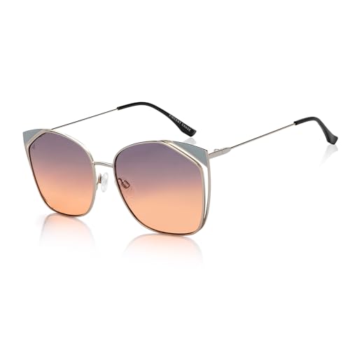 Image of Vincent Chase By Lenskart |Full Rim Cat Eye | Economic Range | Branded and Stylish Sunglasses | 100% UV Protected | Women | VC S15795