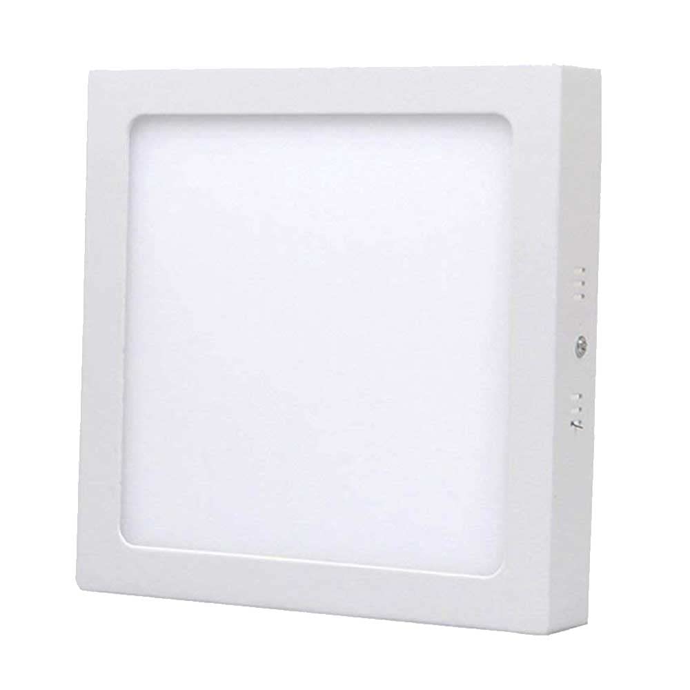 18W LED Square Surface Ceiling Mounted Panel Down Light Slim Lamp Cool White 6500K Super Bright (1x Panel)