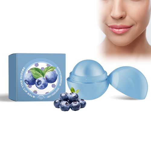 Bálsamo Labial, Esfera Nutritiva Bálsamo Labial, Bálsamo Labial De Nutrición Intensa, Hidratante Barra De Labios, Bálsamo Labial Shine, Sabor a Arándano Flavor Smooth Ball Lip Balm