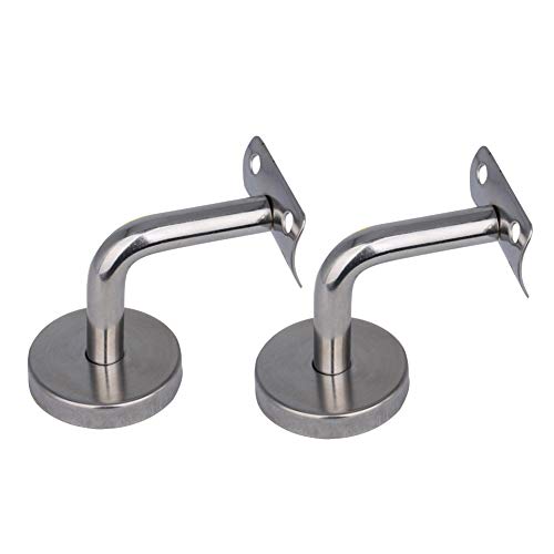 2 staffe in acciaio inox 304 per corrimano, staffe...