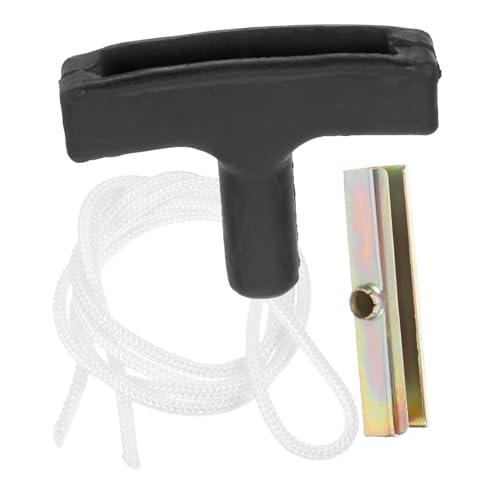 FONDOTIN Mango para Cuerda de de Motosierra con Cuerda y Refuerzo de Hierro Mango Ergonómico Duradero para Mecanismo y Resistente de Rápido