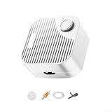 345 W Aquarium-Luftkompressor mit leisem Betrieb, doppelter Magnetsteuerung, einstellbarem Gasvolumen und stabiler ABS-Basis für verschiedene Aquarium-Anwendungen (5 W)