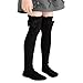 Pyasuye Kids Knees High Socks with Bowknot Girls Fashionable Over The Knee Socks Children Long Sock Upgrades for Daily Wear